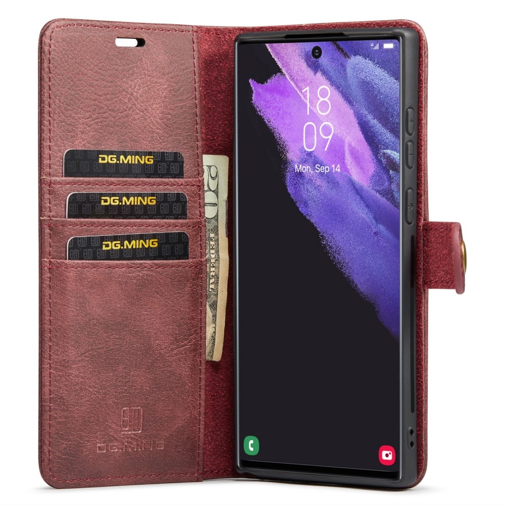 Magnet Wallet Samsung Galaxy S24 Ultra Red