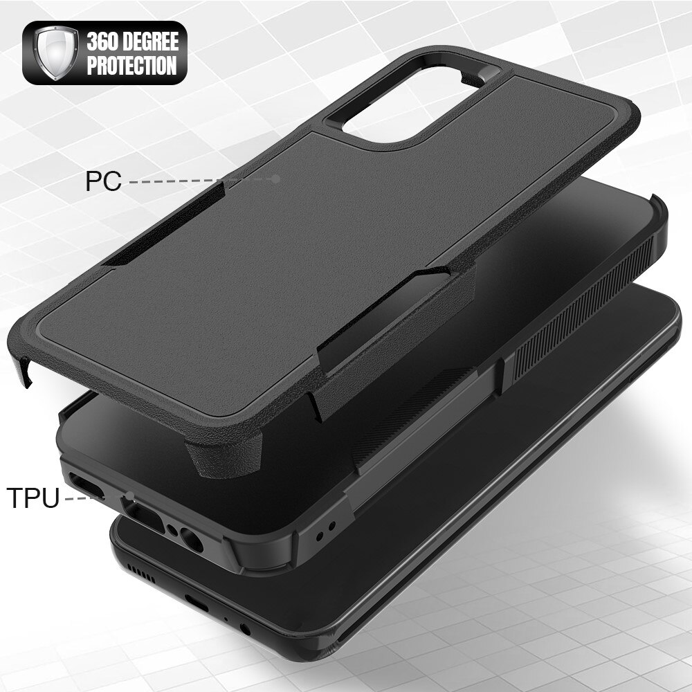 Samsung Galaxy A14 Off-road Hybridcase zwart