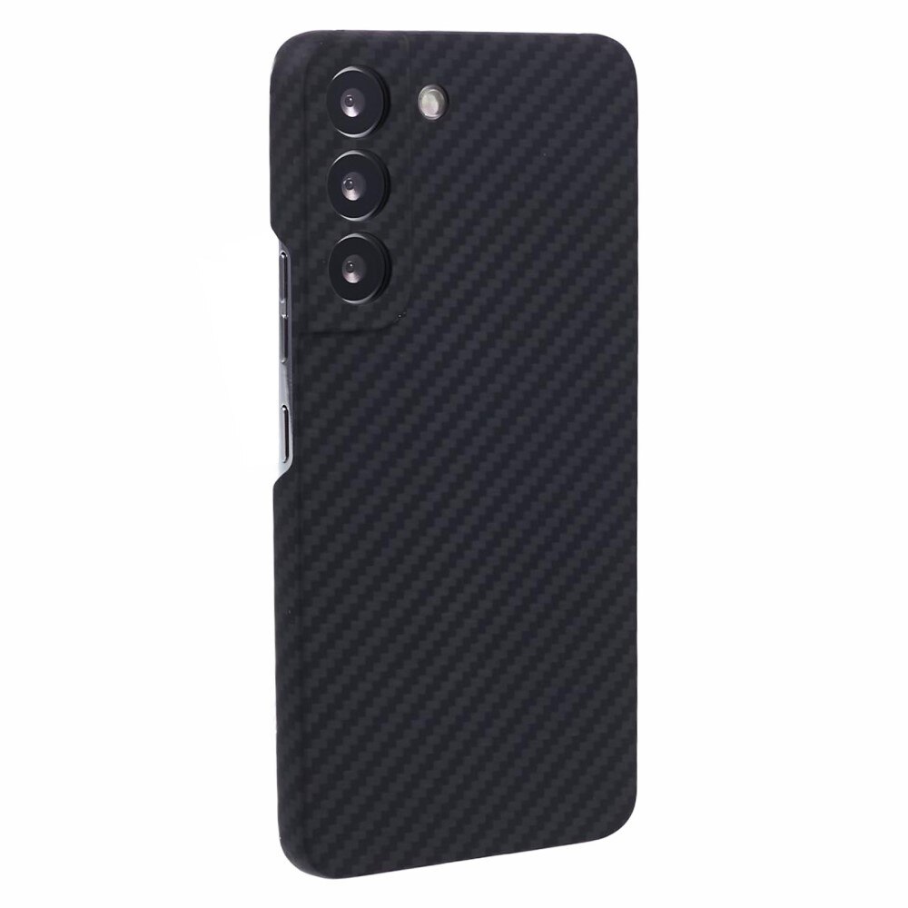 Samsung Galaxy S23 Slim Telefoonhoesje Aramide Vezels zwart