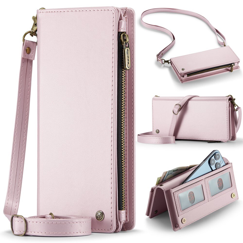 Universale Crossbody Portemonnee Tas roze