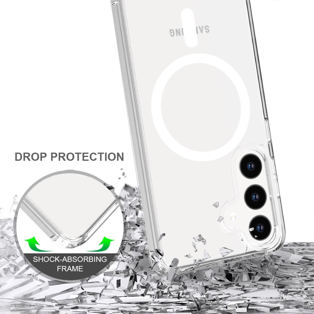 Hybridcase MagSafe Samsung Galaxy S24 transparant