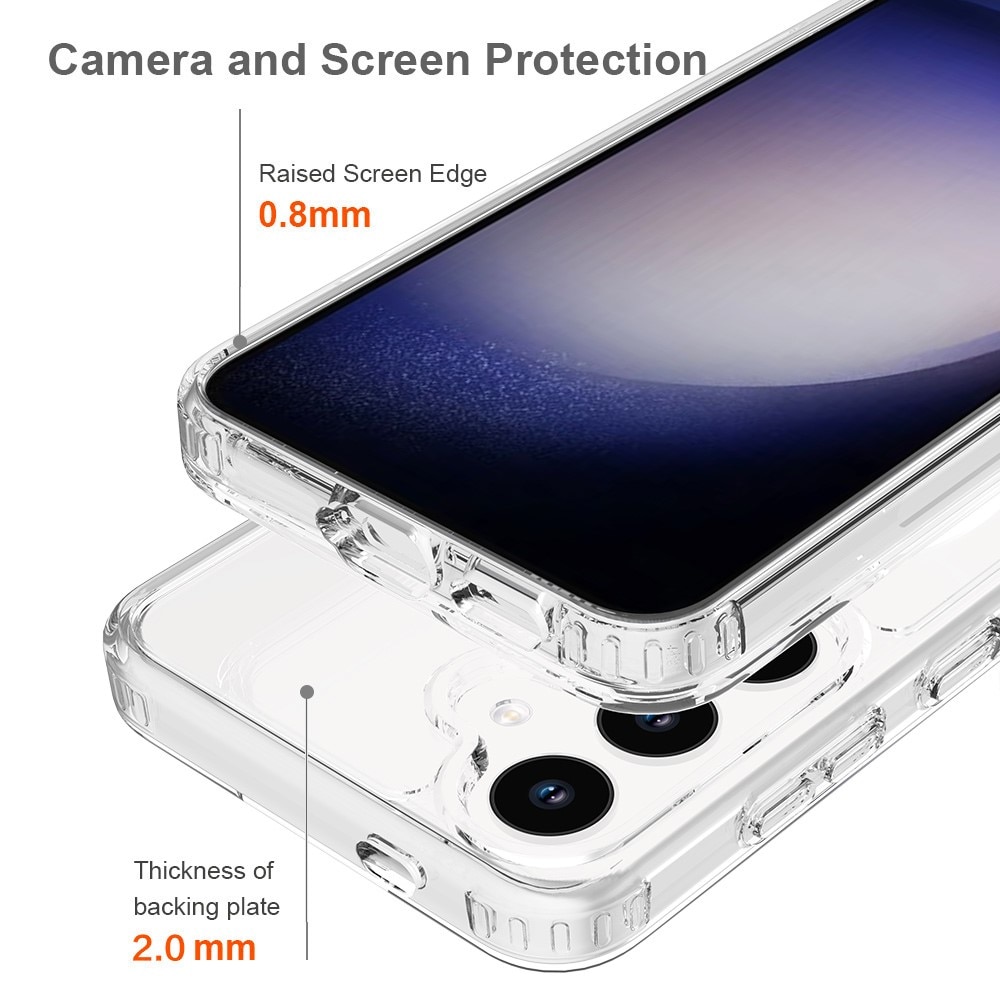 Hybridcase MagSafe Samsung Galaxy S24 transparant