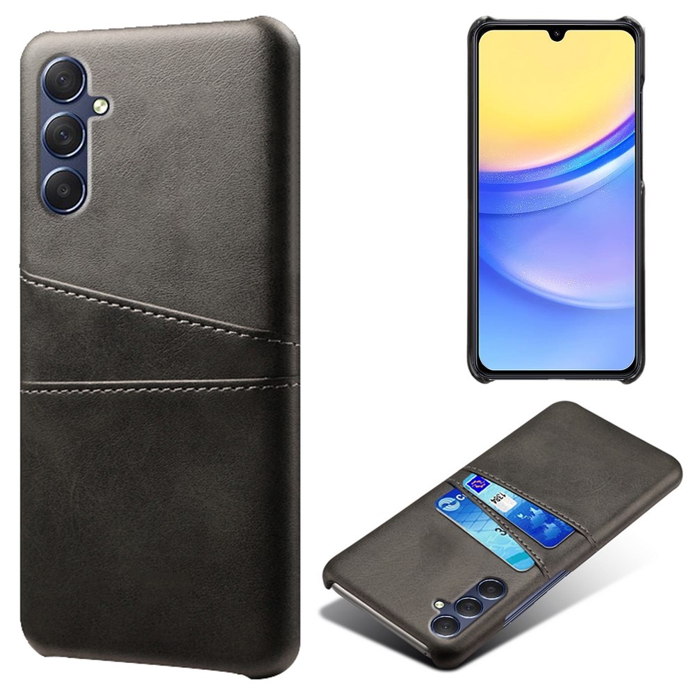 Card Slots Case Samsung Galaxy A15 zwart