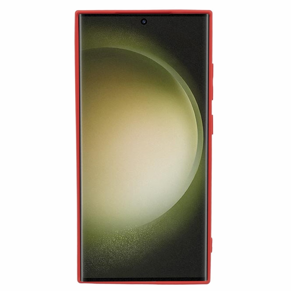 Samsung Galaxy S24 Ultra Schokbestendige TPU Case rood