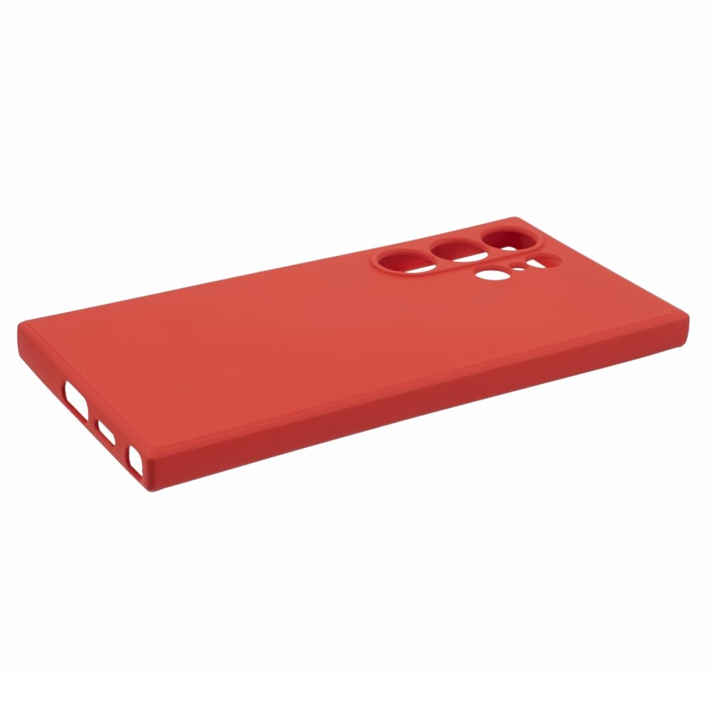 Samsung Galaxy S24 Ultra Schokbestendige TPU Case rood
