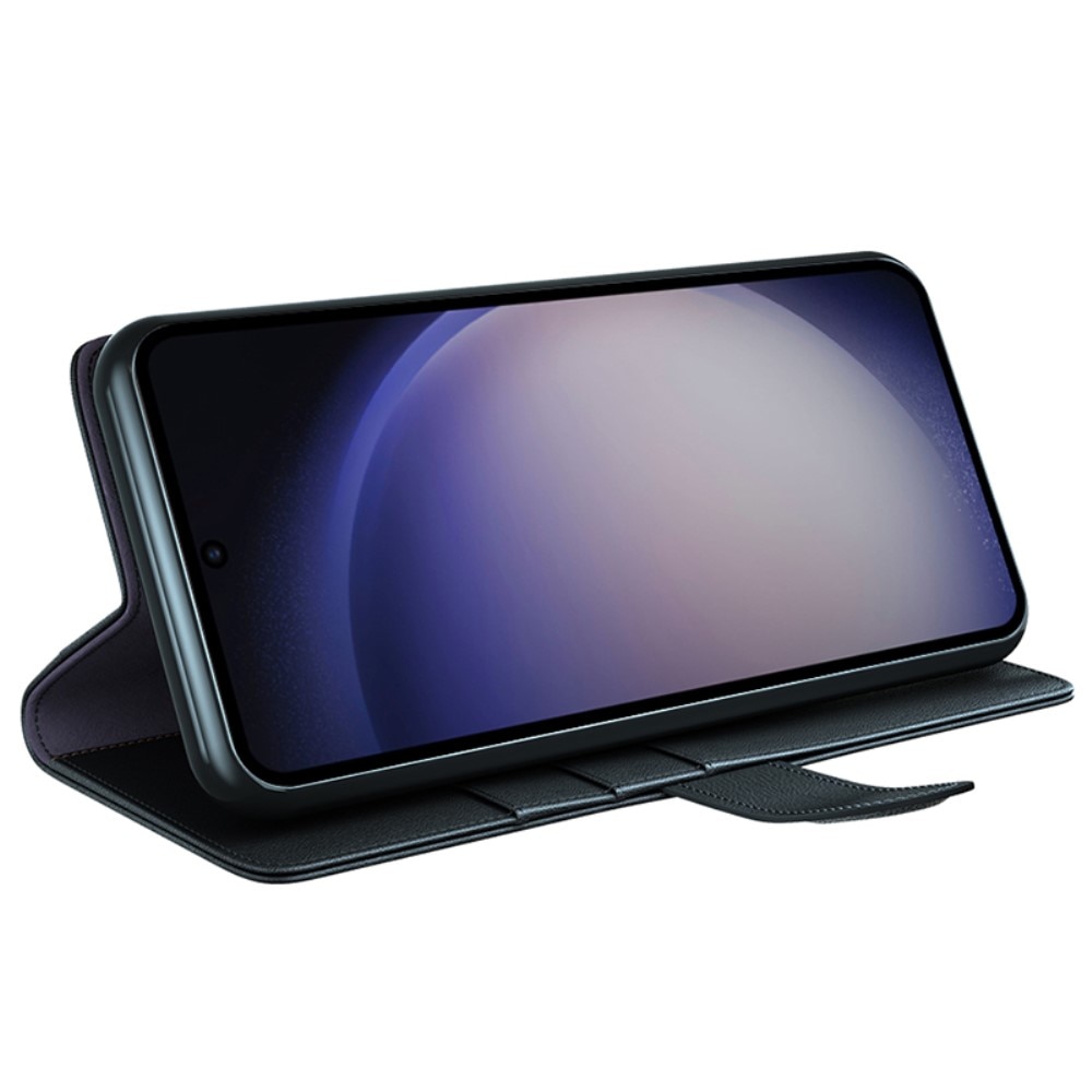 Samsung Galaxy S24 Ultra Echt lederen hoesje zwart