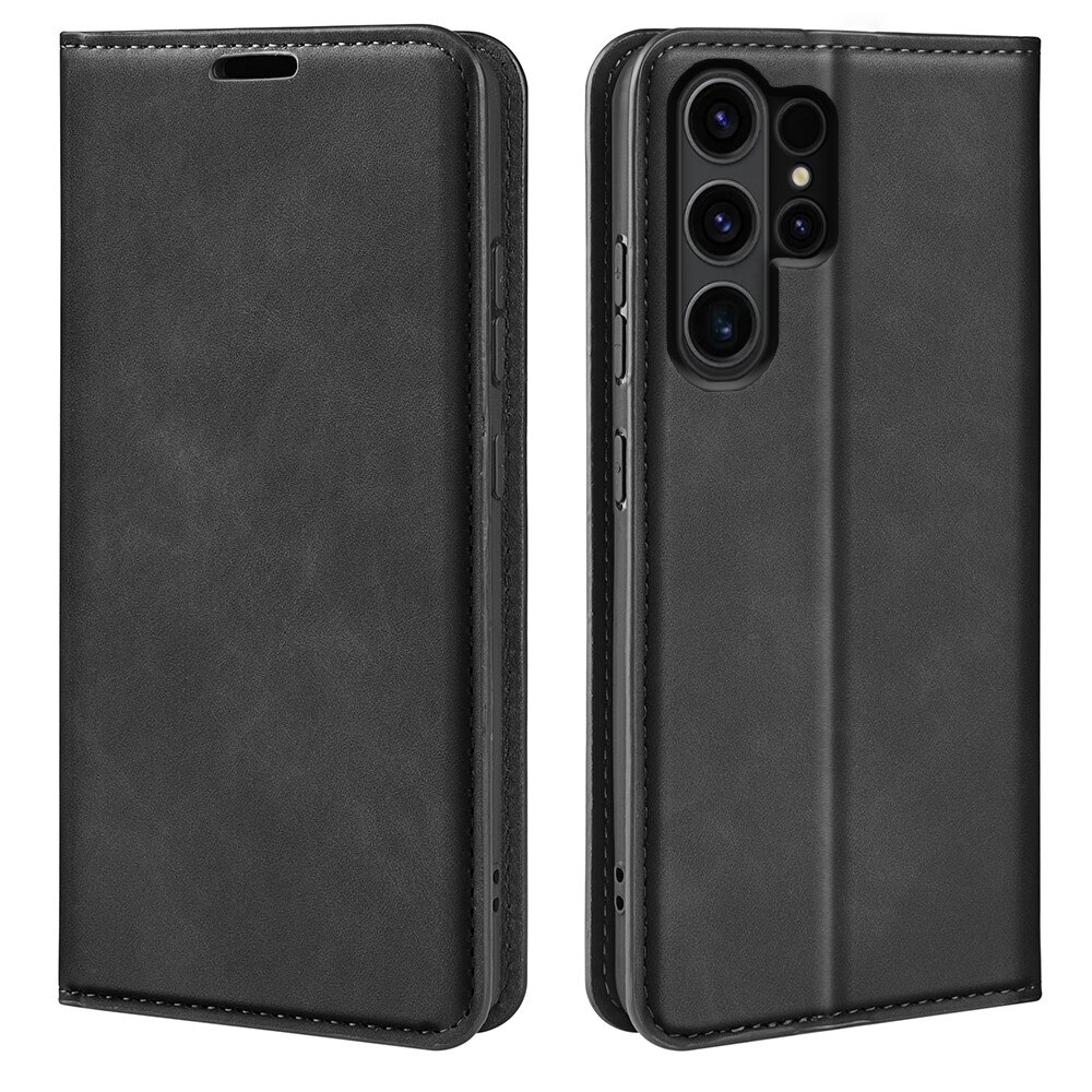 Samsung Galaxy S24 Ultra Set van Dunne Bookcover hoesje en Screenprotector