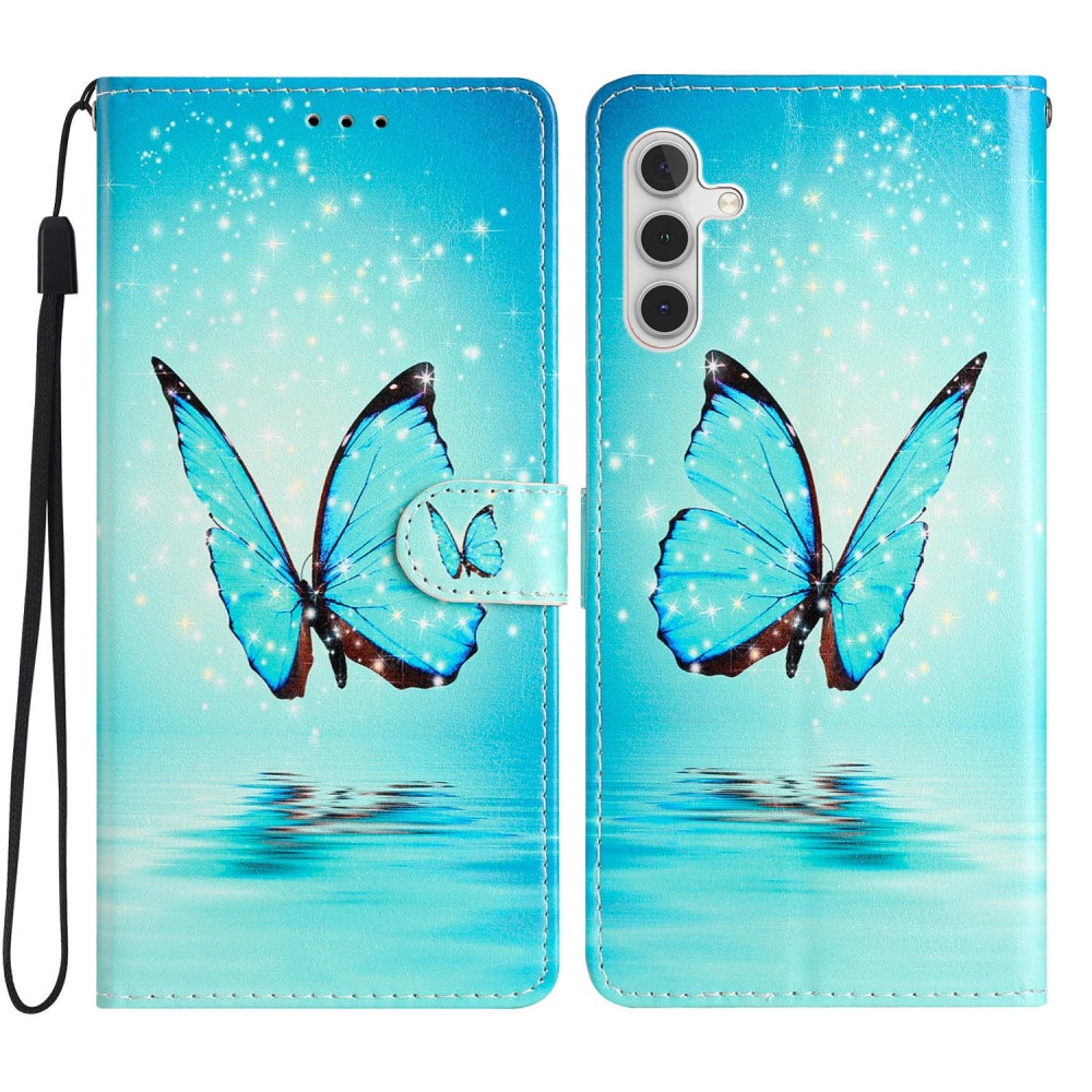Samsung Galaxy A55 Smartphonehoesje blauwe vlinders