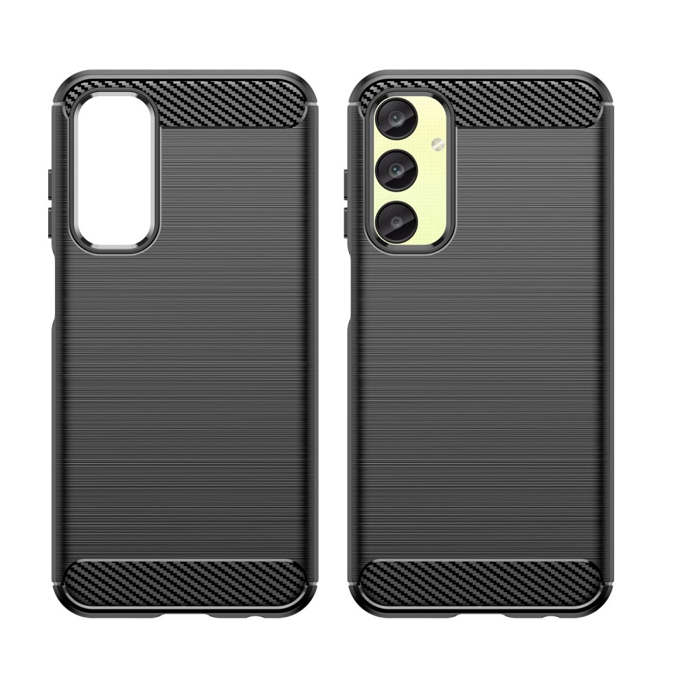 Hoesje TPU Brushed Samsung Galaxy A25 Zwart