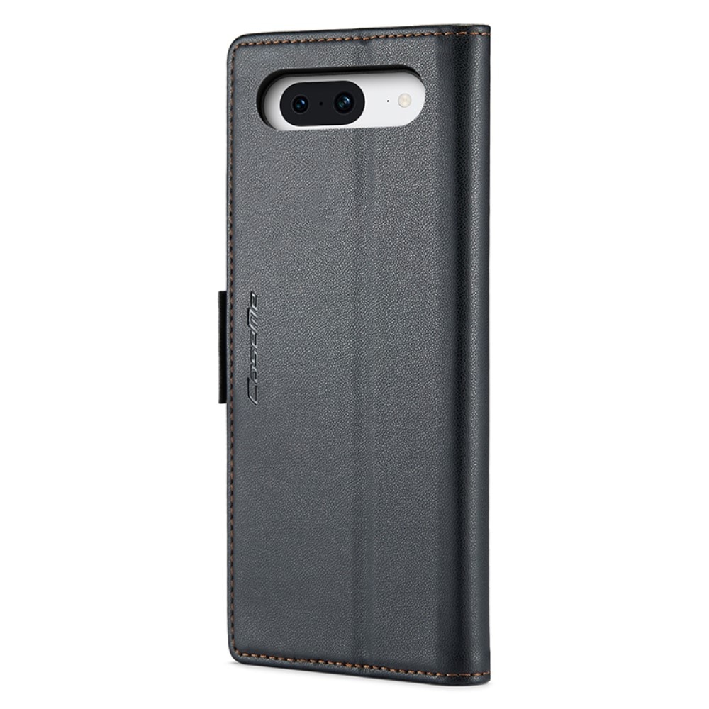 RFID blocking Slim Bookcover Hoesje Google Pixel 8a Zwart
