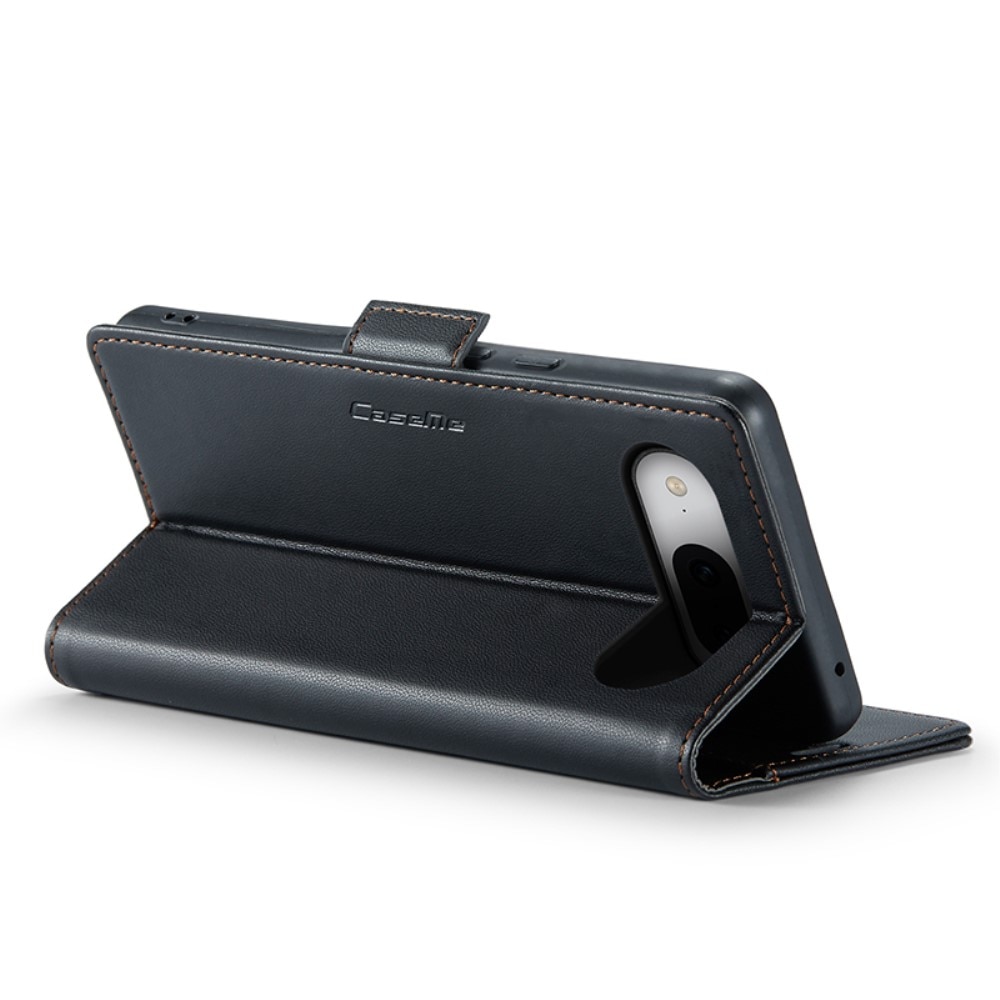 RFID blocking Slim Bookcover Hoesje Google Pixel 8a Zwart