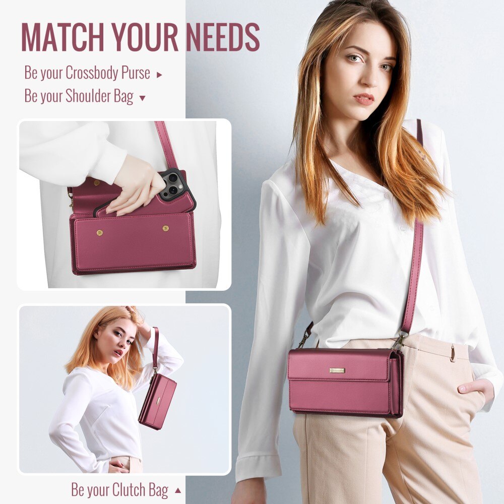 Crossbodytas bordeaux