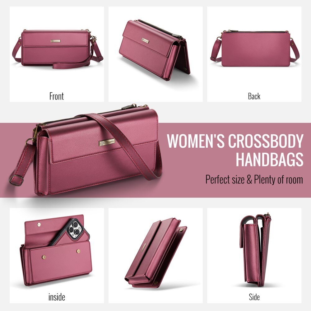 Crossbodytas bordeaux