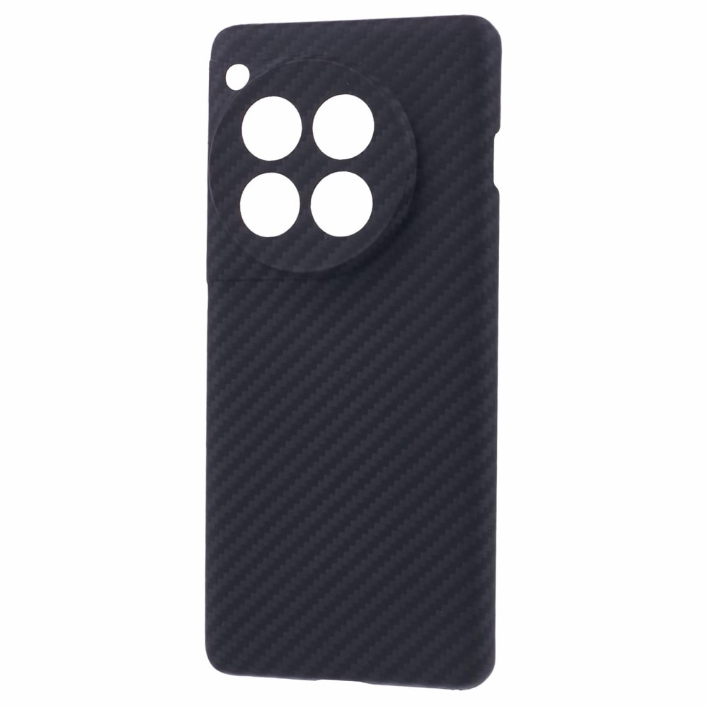 OnePlus 12 Slim Telefoonhoesje Aramide Vezels zwart