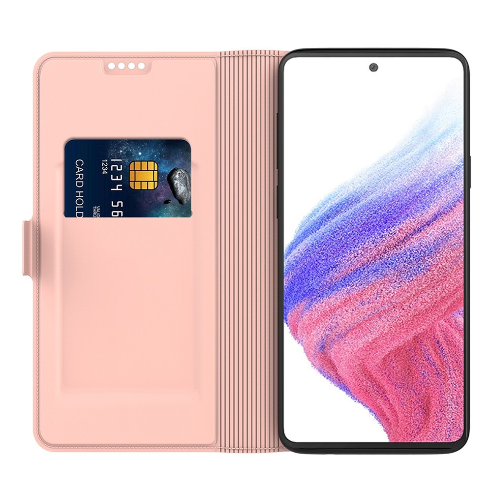 Slim Card Wallet Samsung Galaxy S24 rosé goud