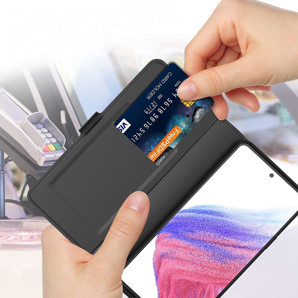 Slim Card Wallet Samsung Galaxy A25 zwart