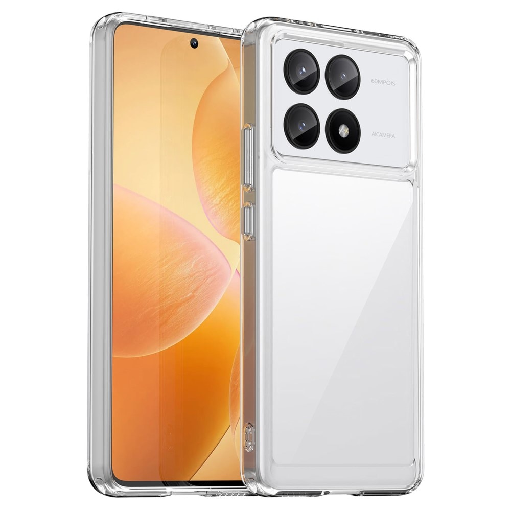 Crystal Hybrid Case Xiaomi Poco X6 Pro transparant