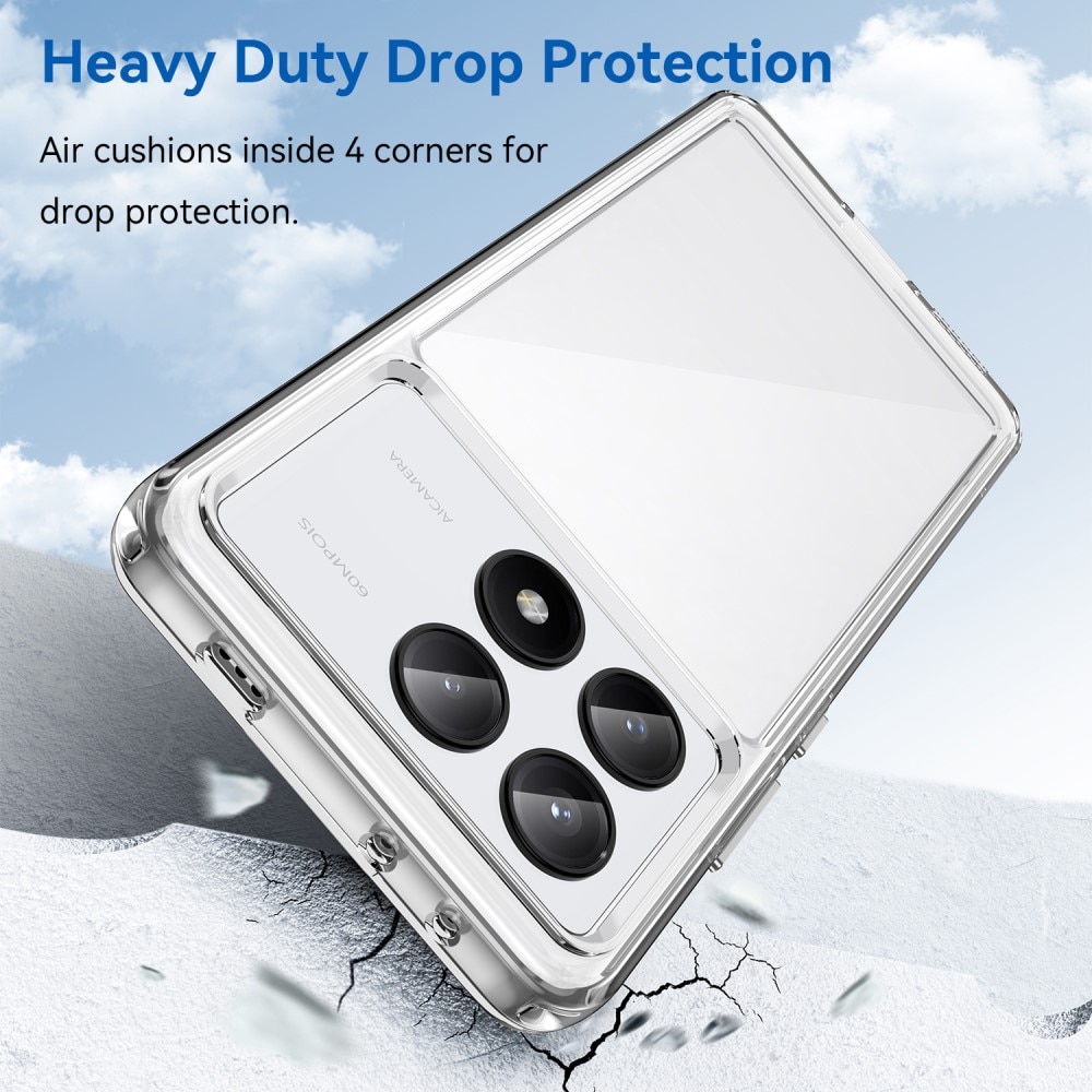 Hybridcase Xiaomi Poco X6 Pro transparant