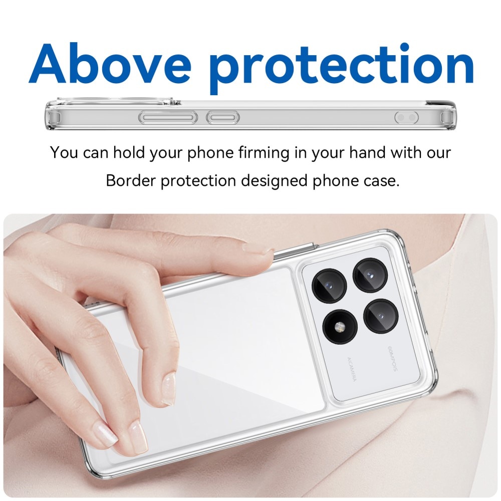 Hybridcase Xiaomi Poco X6 Pro transparant