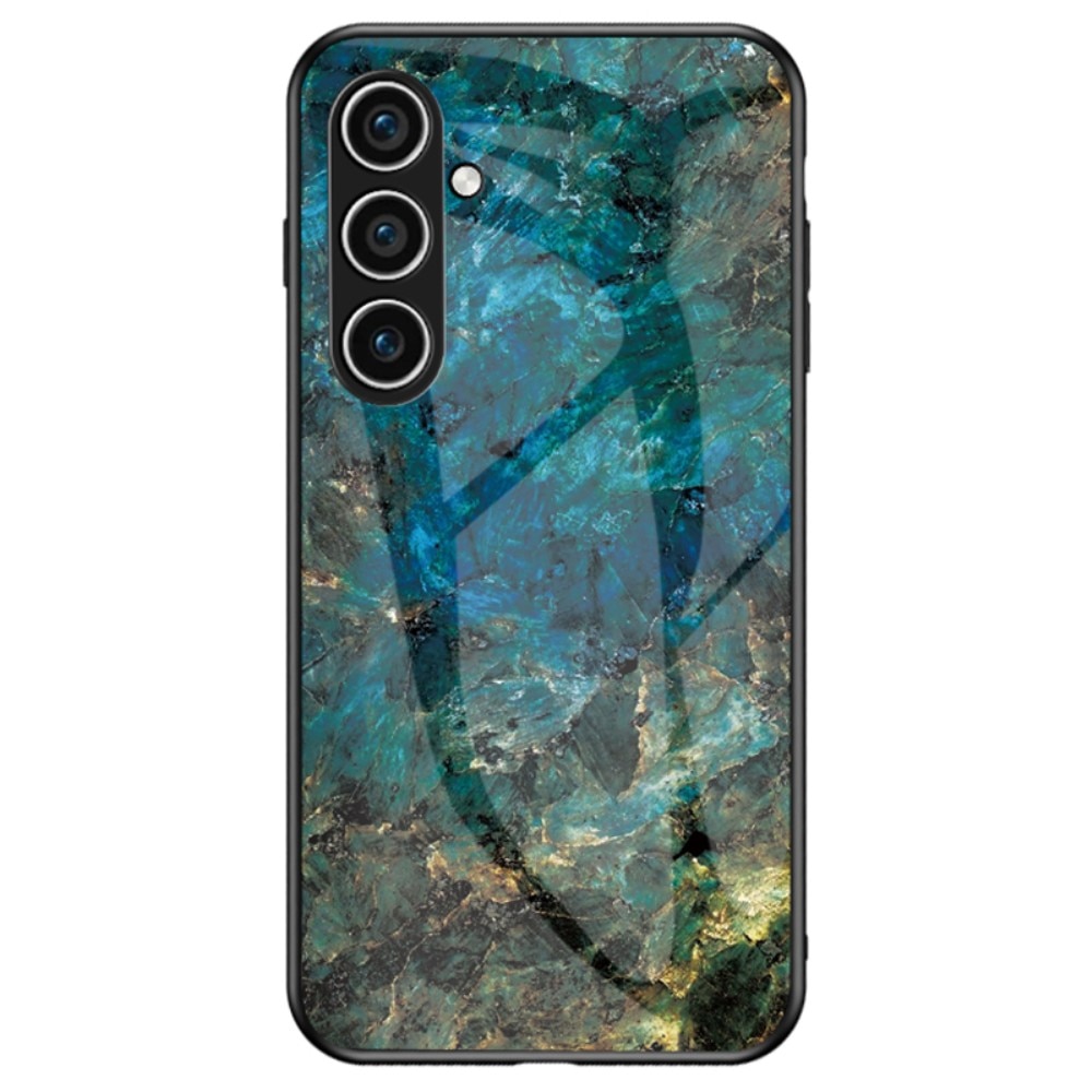 Samsung Galaxy S24 Hoesje Gehard Glas emerald