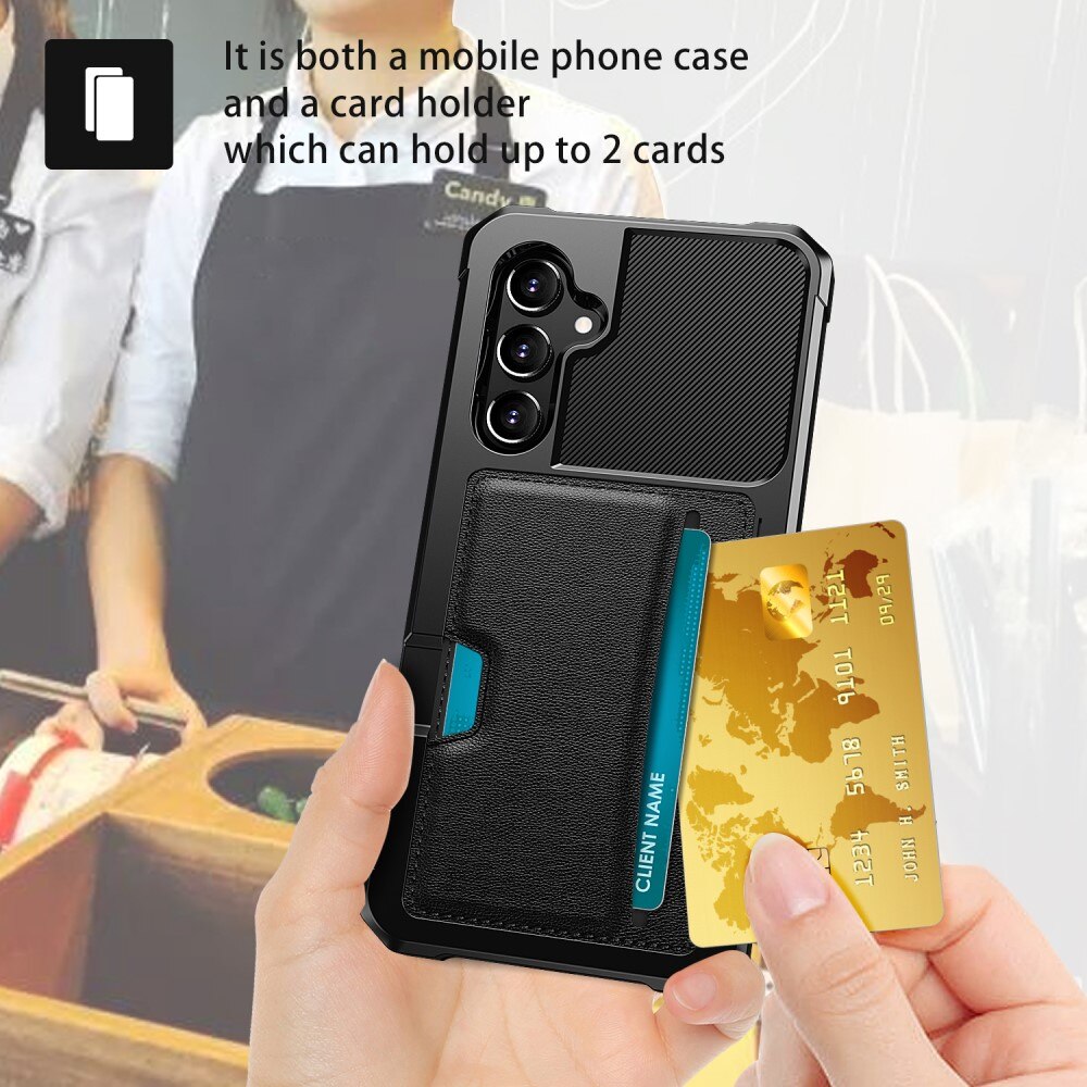 Samsung Galaxy S24 Plus Tough Card Case zwart