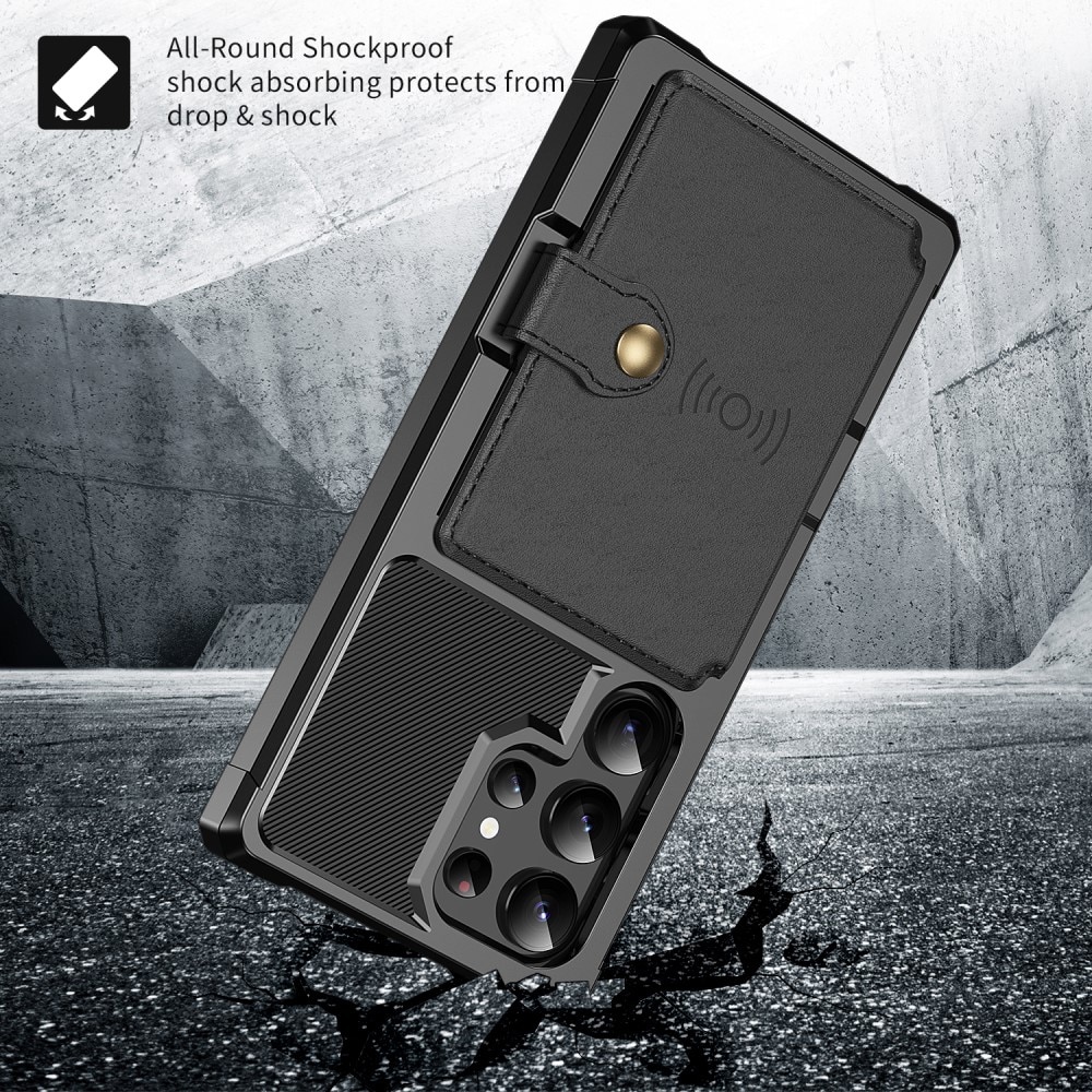 Samsung Galaxy S24 Ultra Tough Multi-slot Case zwart