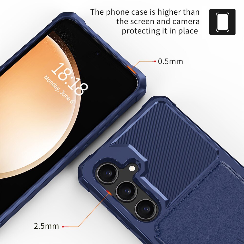Samsung Galaxy S24 Plus Tough Multi-slot Hoesje Blauw