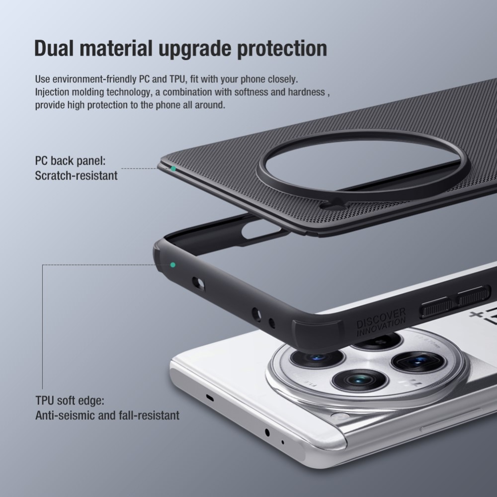 Super Frosted Shield OnePlus 12 zwart