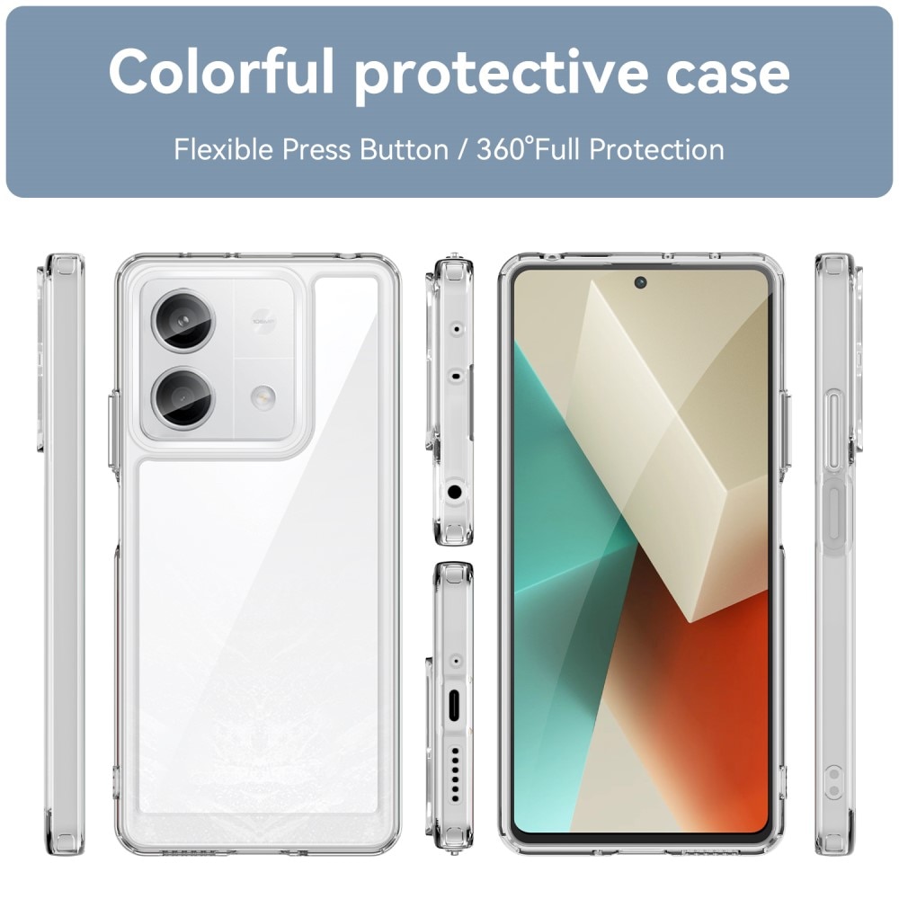Crystal Hybrid Case Xiaomi Redmi Note 13 transparant