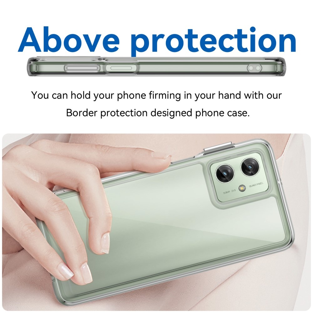 Crystal Hybrid Case Motorola Moto G54 transparant