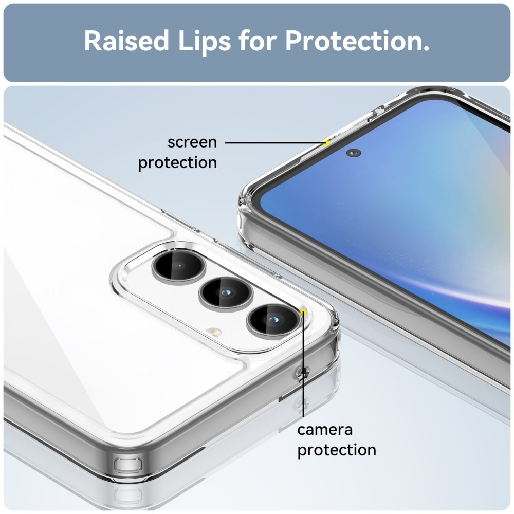 Crystal Hybrid Case Samsung Galaxy A35 transparant