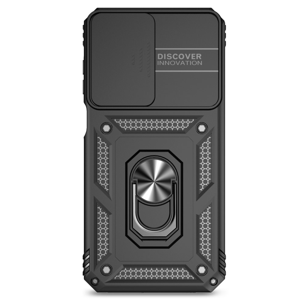 Samsung Galaxy A15 Hybridcase Ring + Camera Protector zwart