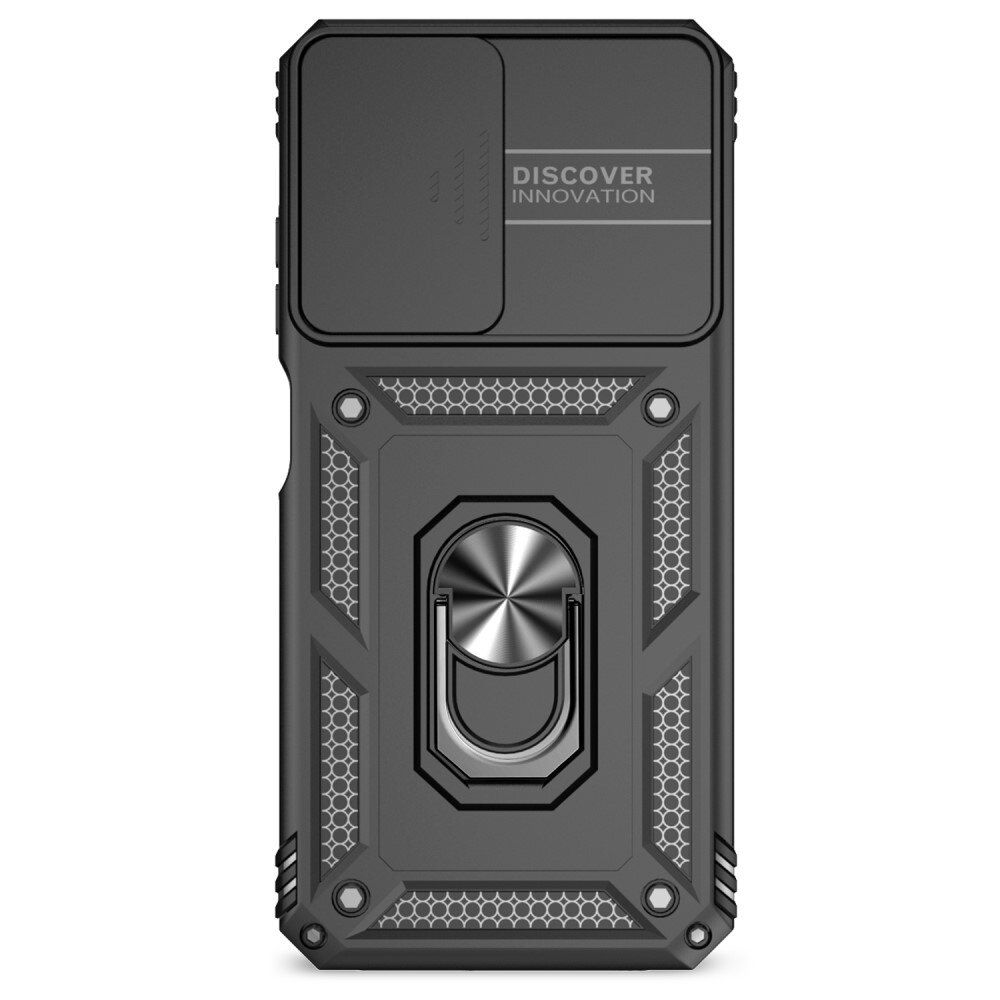 Samsung Galaxy A05s Hybridcase Ring + Camera Protector zwart