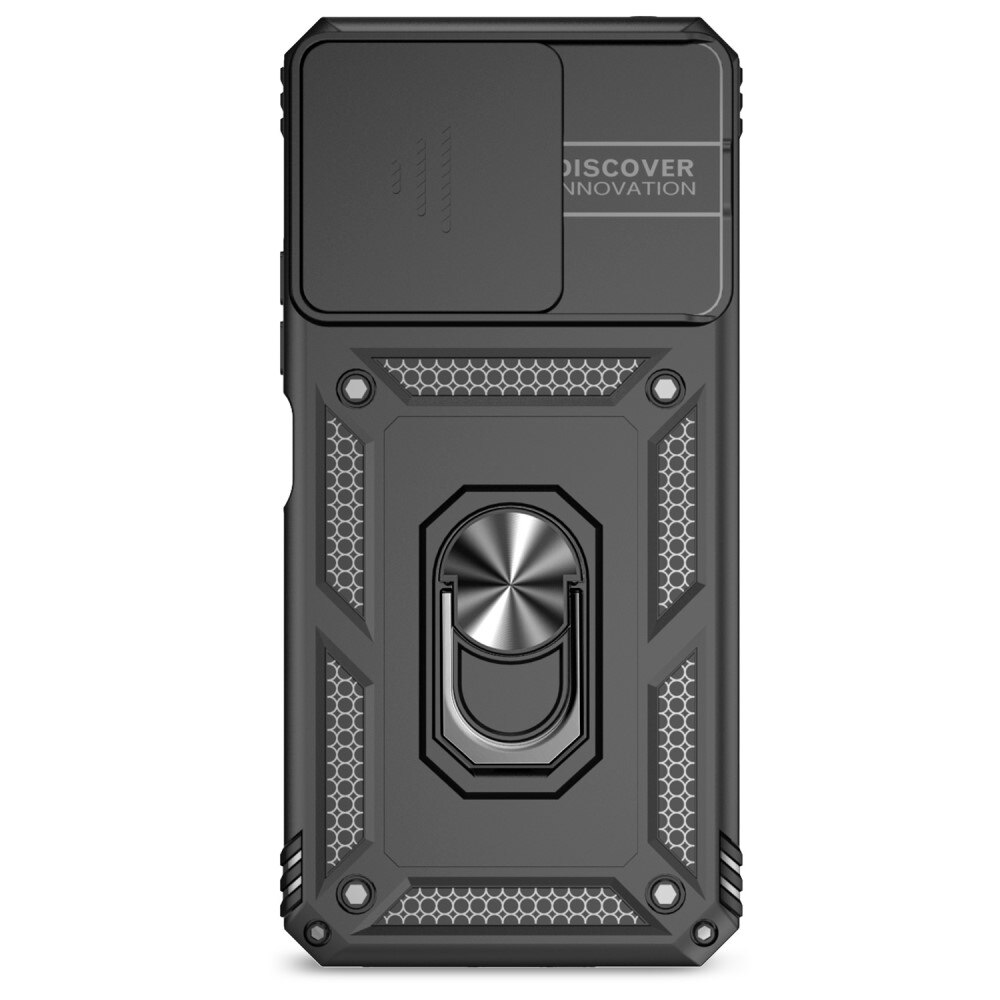 Xiaomi Redmi 13C Hybridcase Ring + Camera Protector Zwart