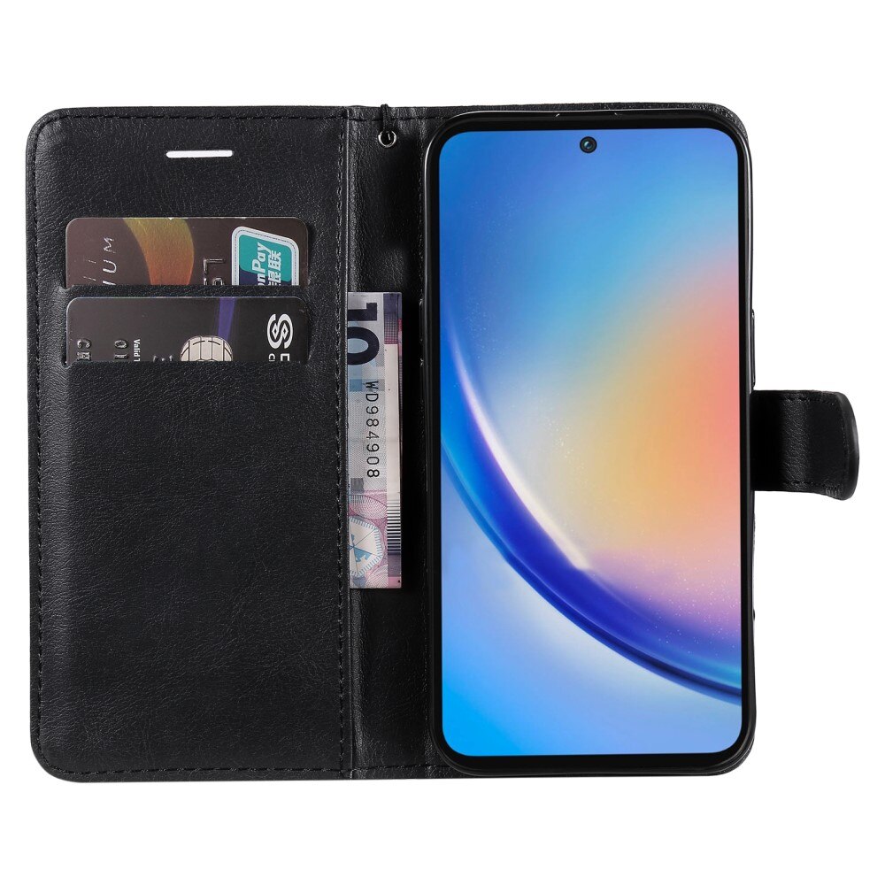 Samsung Galaxy A55 Bookcover hoesje zwart