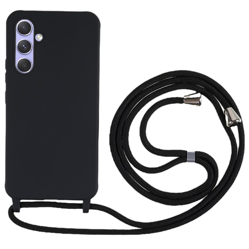 Samsung Galaxy S24 Plus Hoesje Halsband zwart