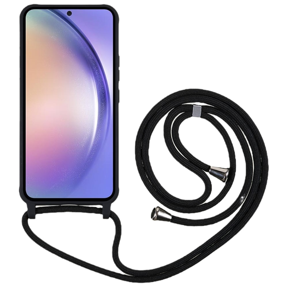 Samsung Galaxy S24 Plus Hoesje Halsband zwart