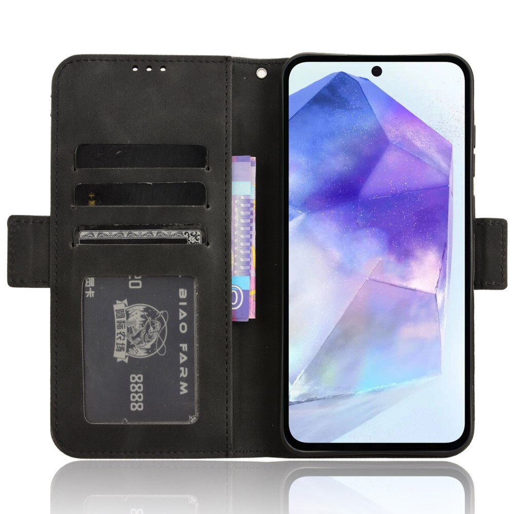 Samsung Galaxy A55 Multi Bookcover hoesje zwart