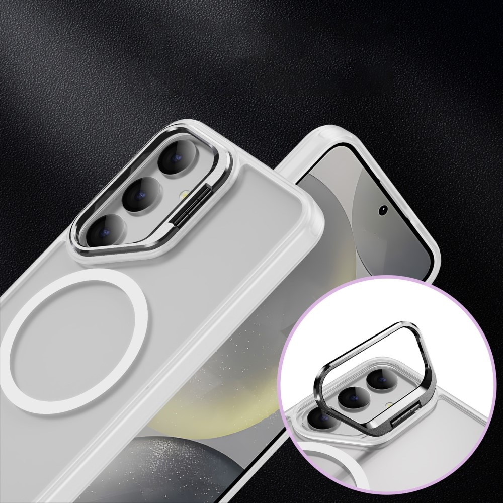 Samsung Galaxy S24 Ultra Hybridcase Kickstand MagSafe transparant