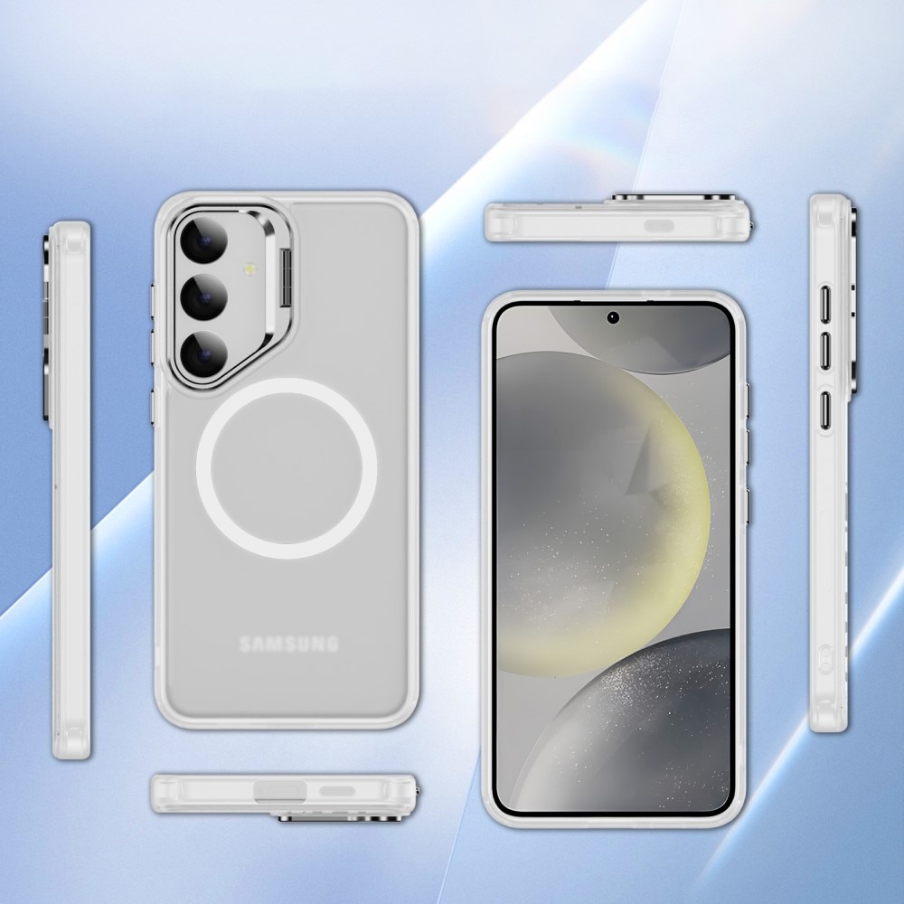 Samsung Galaxy S24 Ultra Hybridcase Kickstand MagSafe transparant