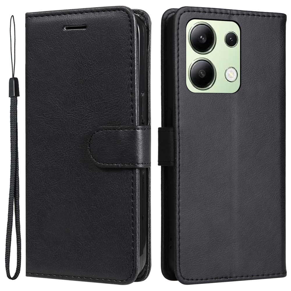 Xiaomi Redmi Note 13 4G Bookcover hoesje zwart