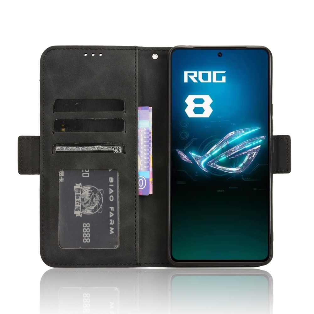 Asus ROG Phone 8 Multi Bookcover hoesje zwart