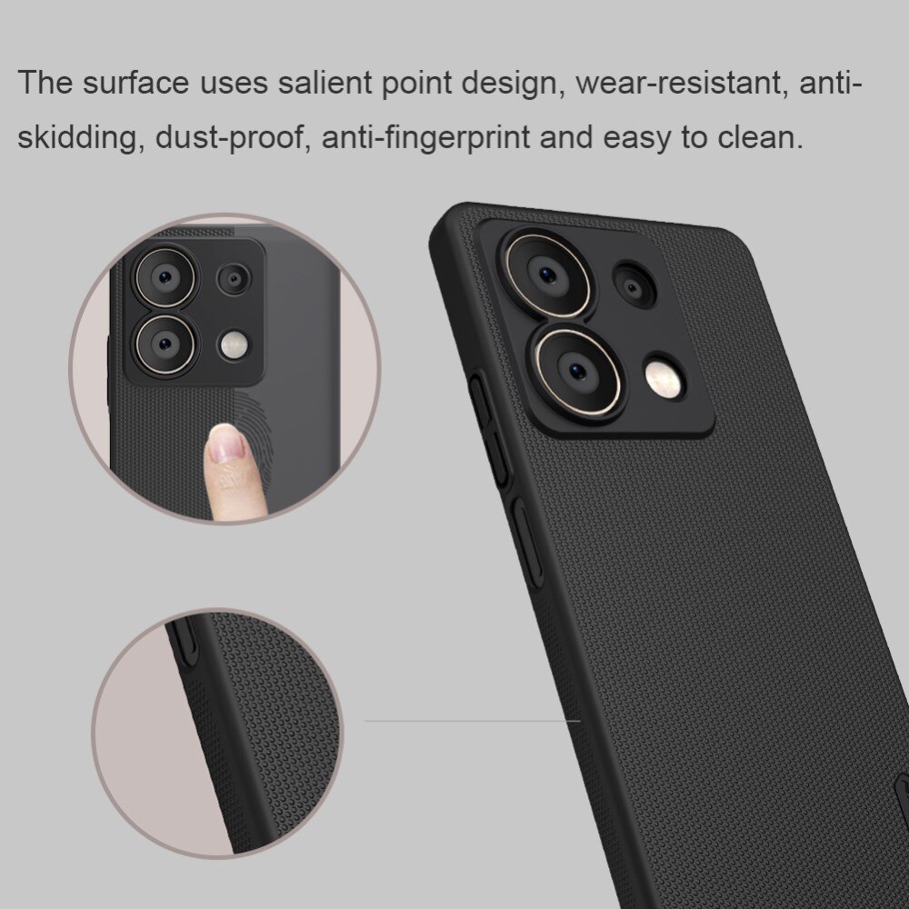 Super Frosted Shield Xiaomi Redmi Note 13 zwart