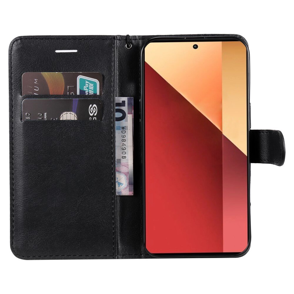 Xiaomi Redmi Note 13 Pro 4G Bookcover hoesje zwart