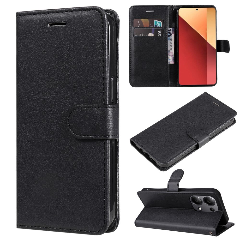 Xiaomi Redmi Note 13 Pro 4G Bookcover hoesje zwart