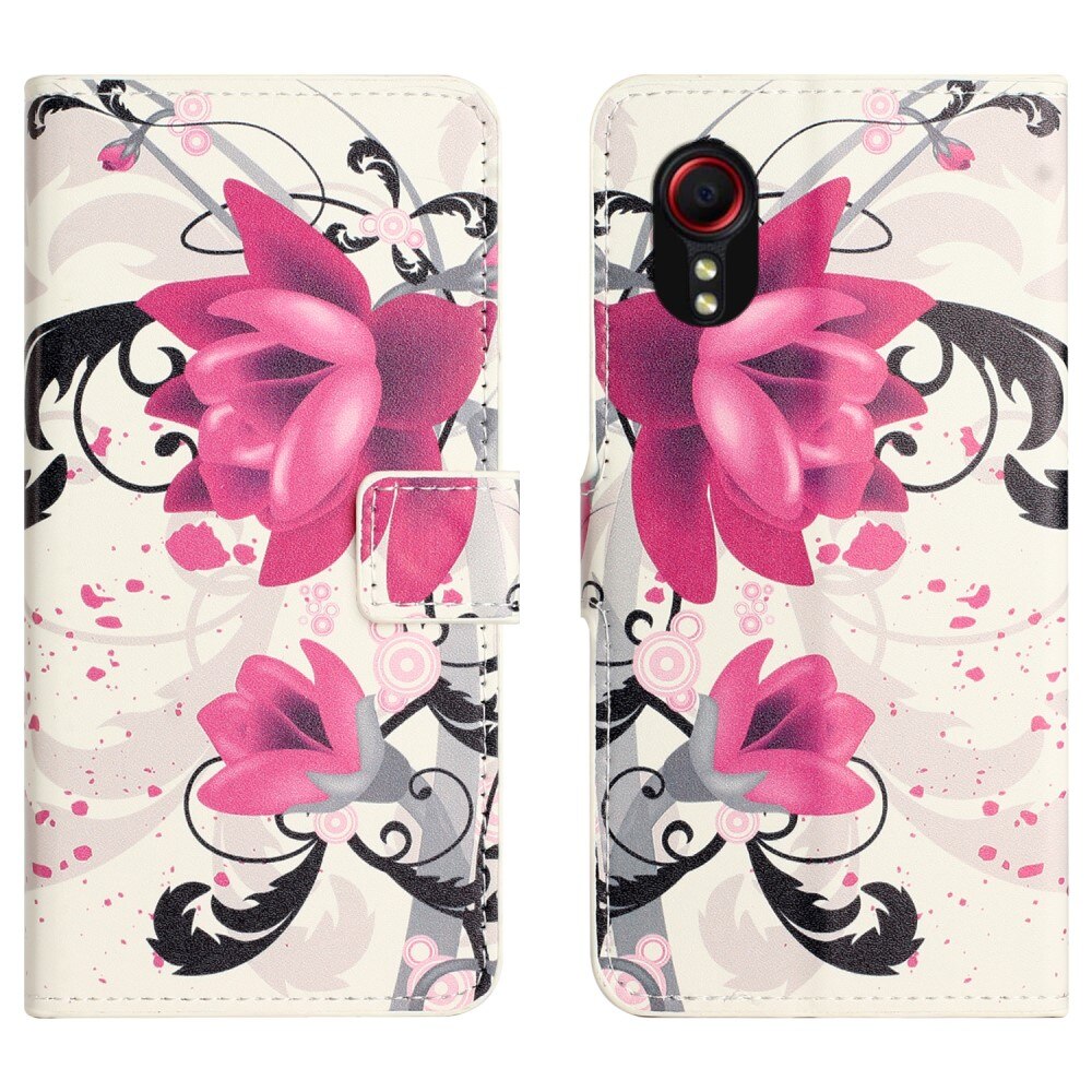 Samsung Galaxy Xcover 7 Bookcover hoesje Flowers