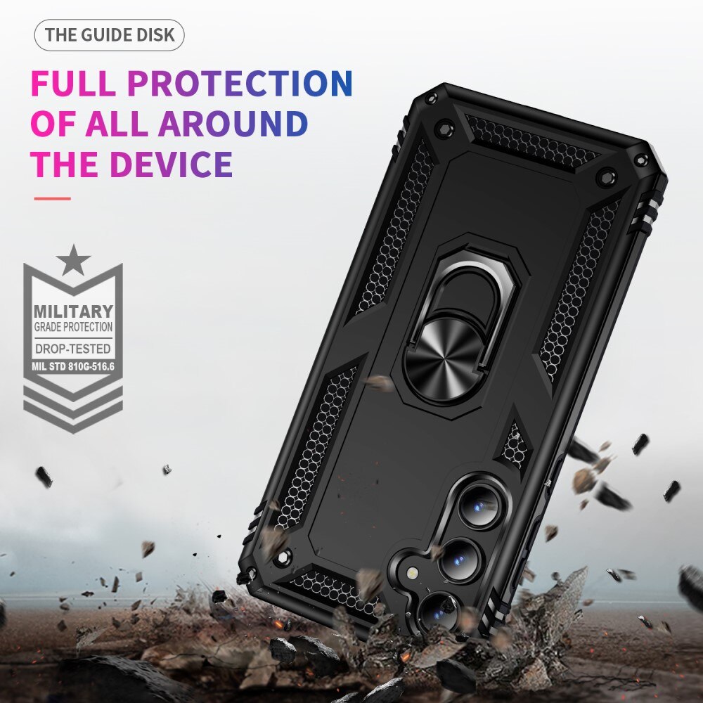 Samsung Galaxy A35 Hybridcase Tech Ring zwart