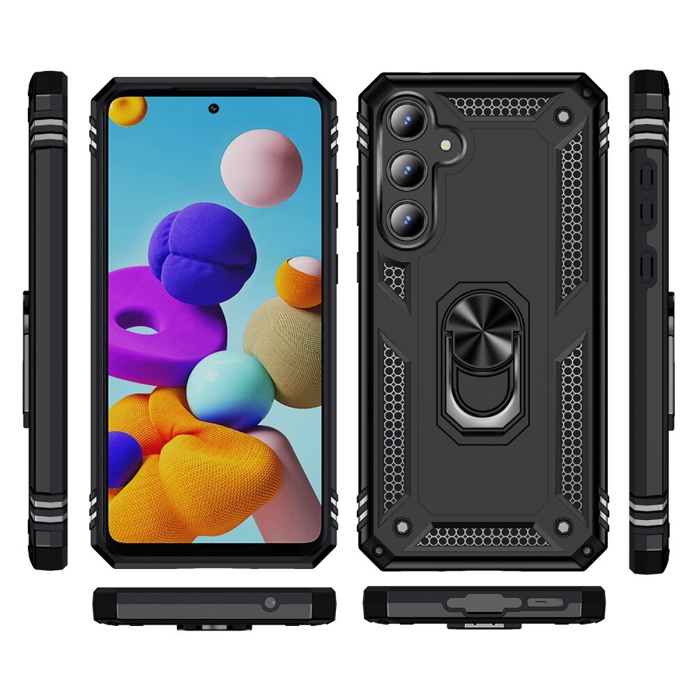 Samsung Galaxy A35 Hybridcase Tech Ring zwart