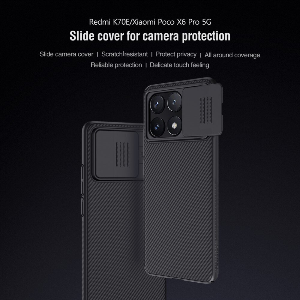 CamShield Case Xiaomi Poco X6 Pro zwart