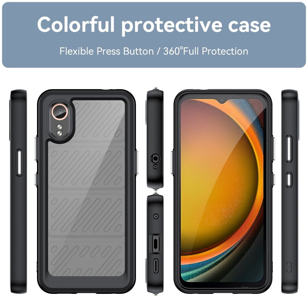 Crystal Hybrid Case Samsung Galaxy Xcover 7 zwart